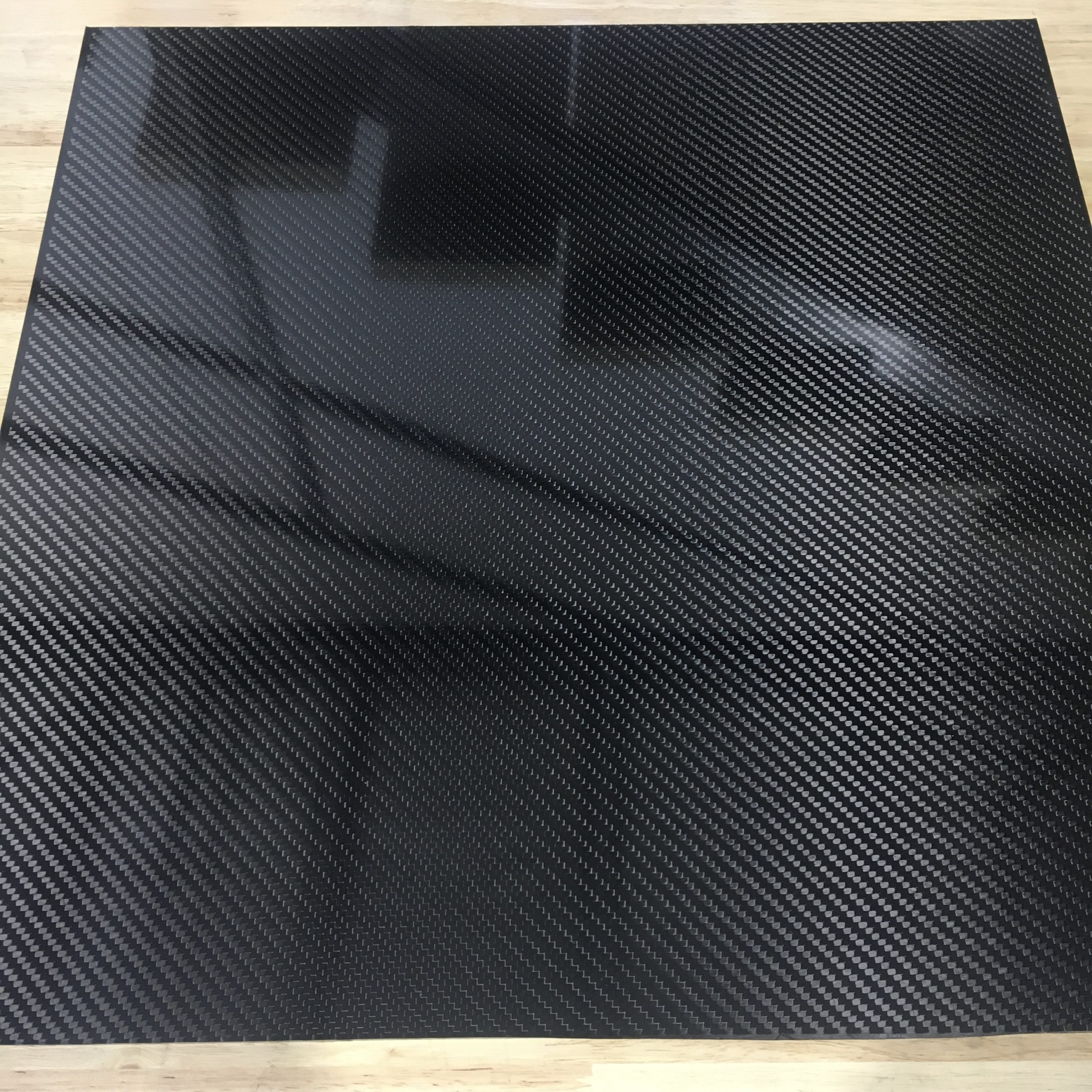 Twill Glossy Carbon Fibre Plate